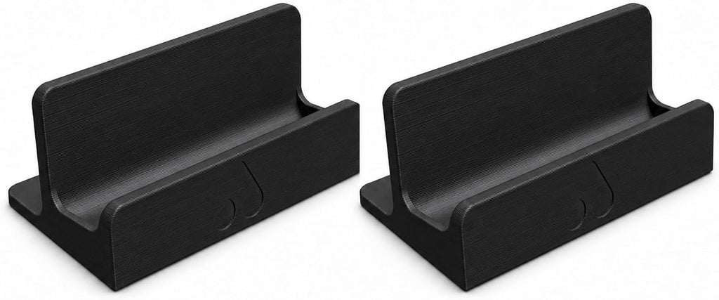 Handheld Gaming Console Stand 2 Pack Compatible with Analogue Pocket – Upright Storage and Display for Your Desk or Shelf, Black by splash n color
