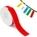 NIIMBOT Red Cable Labels for D11/D110/D101 Label Maker, 0.49'' x 4.29''(12.5mm x 109mm), Thermal Label Tape for Home Office Labeling Tape Replacement by NIIMBOT