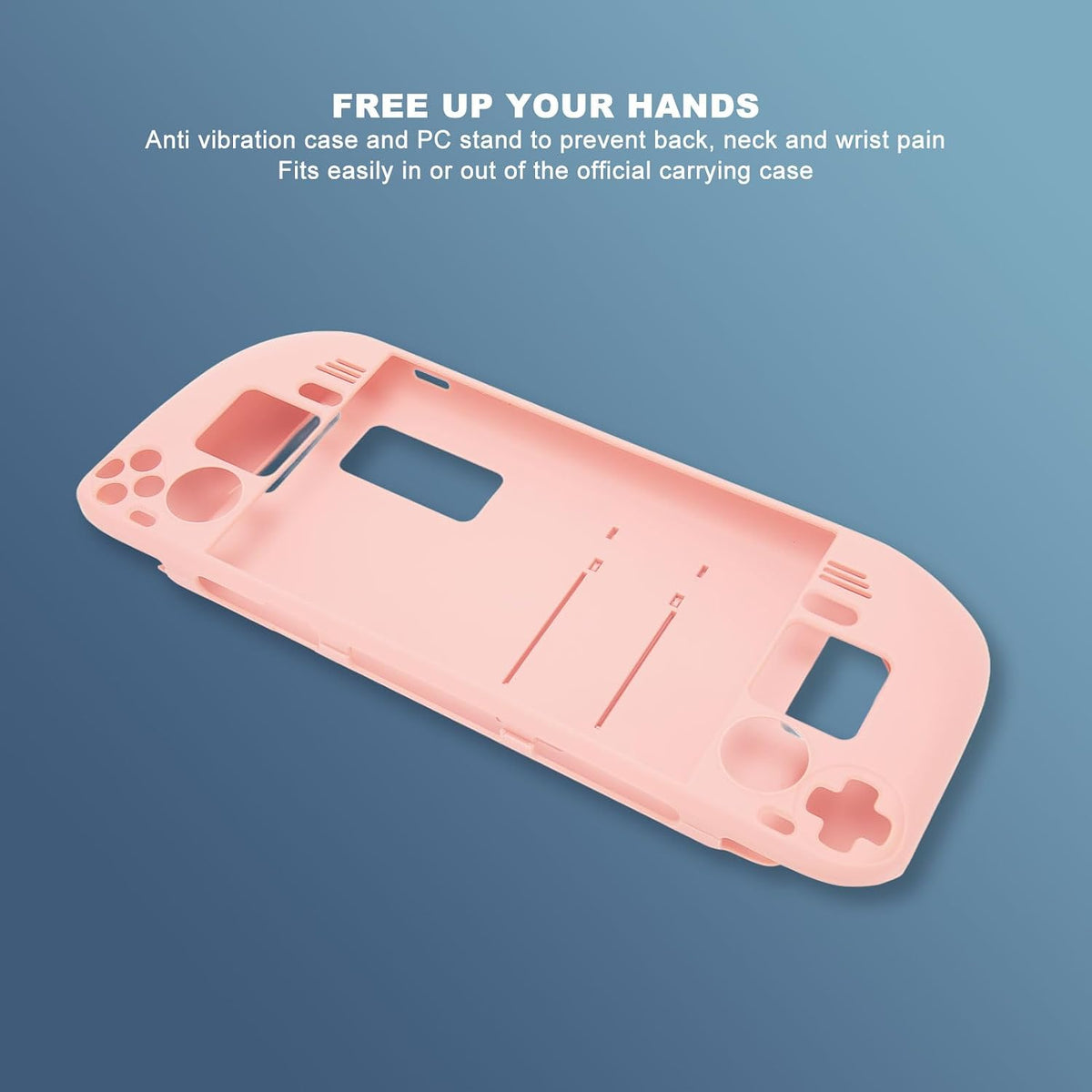 Kickstand Case for Steam Full , Fit, Comfortable Grip with Fingerprint Proof, Compatible with Game Handhelds () - Image 5