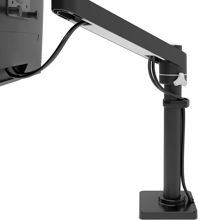 Ergotron – NX Single Monitor Arm, VESA Desk Mount – for Monitors Up to 34 Inches, 0 to 18 lbs – Matte Black - Image 9