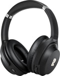 Bluetooth Headphones, Premium Active Noise Cancelling Wireless Headphones Over Ear, 50H Playtime, Hi-Res Audio, Deep Bass, Memory Foam Ear Cups for Travel, Home Office | Hi-Res, cVc 8.0 Noise Canceling Mics, ANC, Deep Bass, 3.5mm Cable, Foldable Carry ... by Bluedee