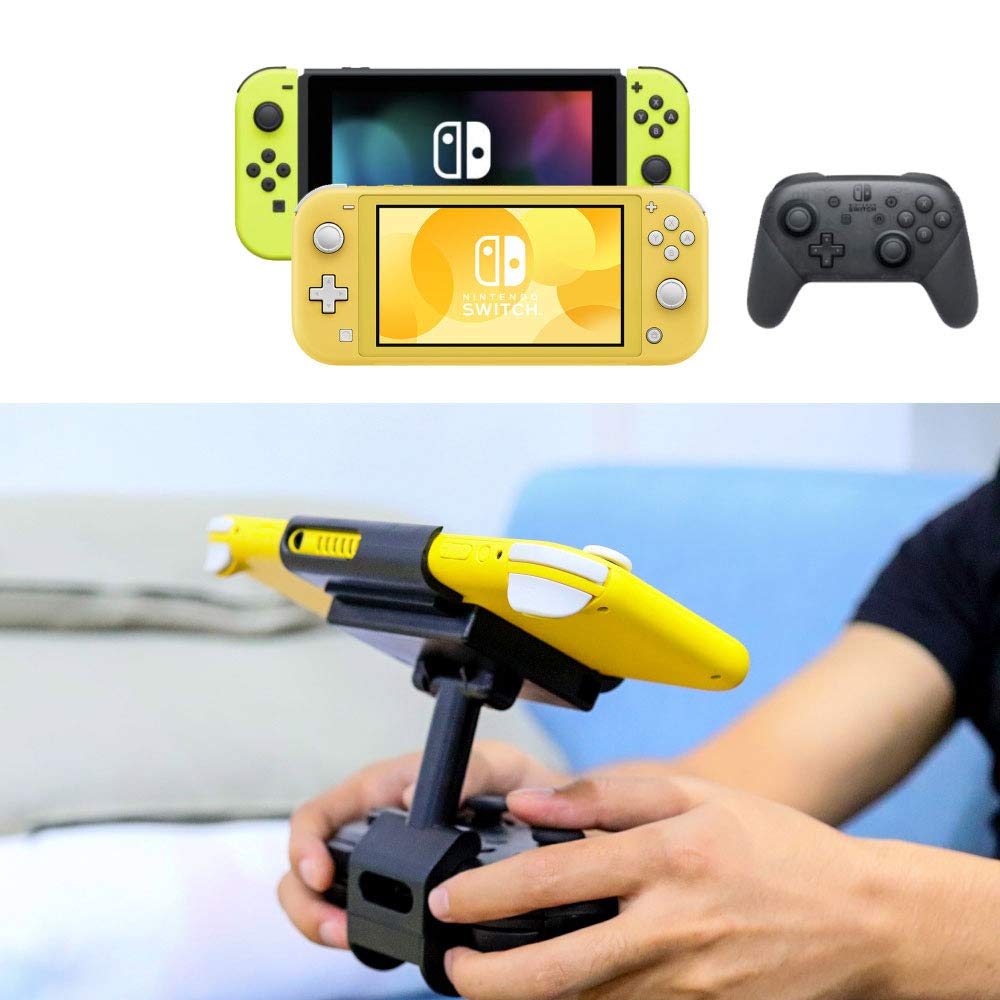 J&TOP Adjustable Mount Clip for Switch Official Pro Controller, The Original Pro Controller Clip Mount Compatible with Nintendo Switch/OLED/Lite,Black - Image 5