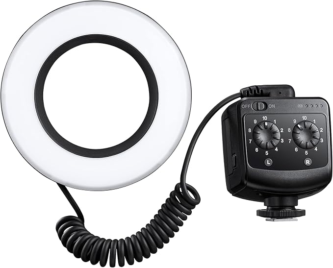Godox Ring 72 Macro LED Ring Light with 8 Lens Adapter Rings for Canon Nikon Pentax Olympus DSLR Cameras - Image 4