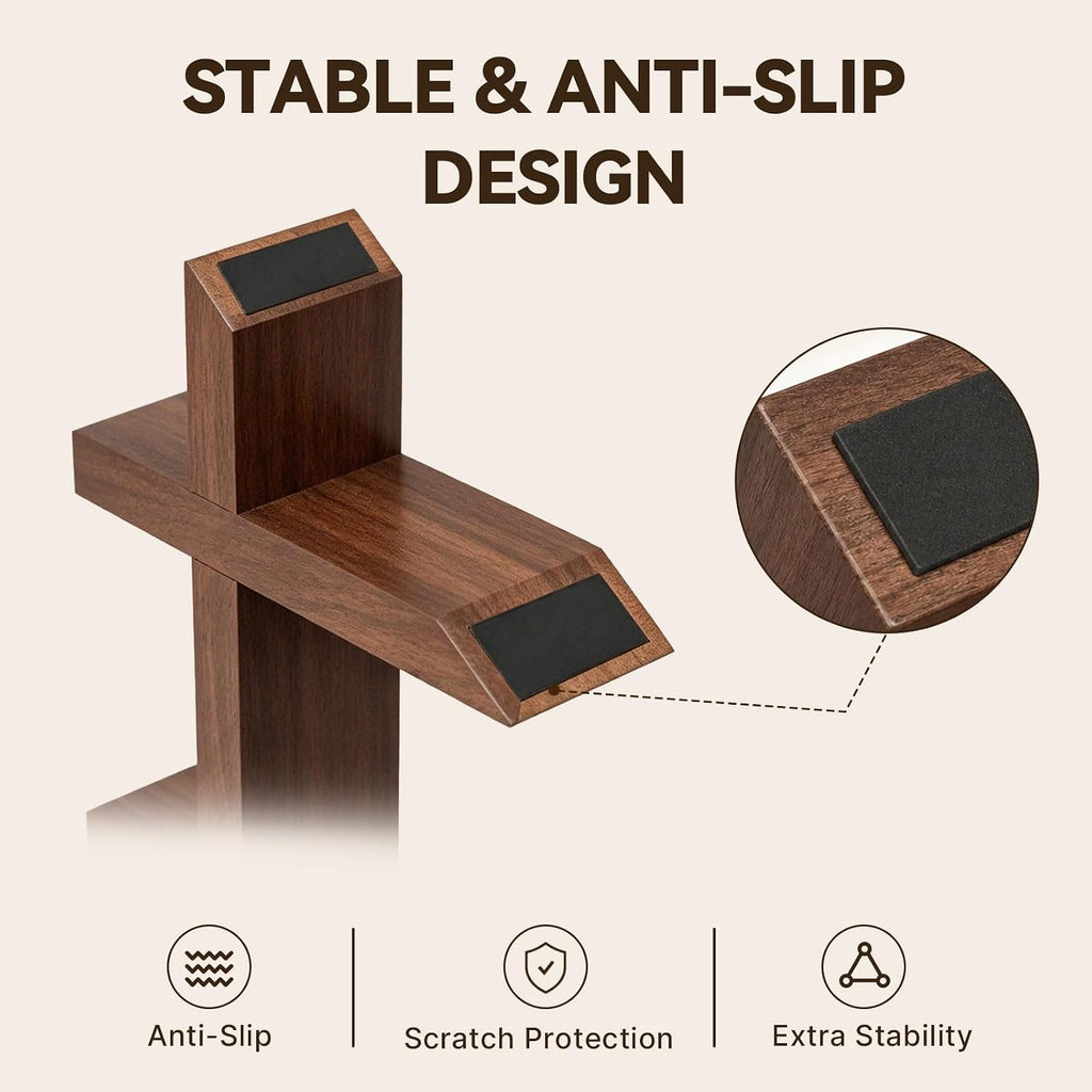 Wood Controller Holder and Headphone Stand, 3-in-1 Gaming Equipment - Image 5