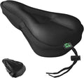 Zacro Bike Seat Cushion - Gel Padded Bike Seat Cover for Men Women Comfort, Extra Soft Exercise Bicycle Seat Compatible with Peloton, Outdoor & Indoor Bike Saddles by ZACRO