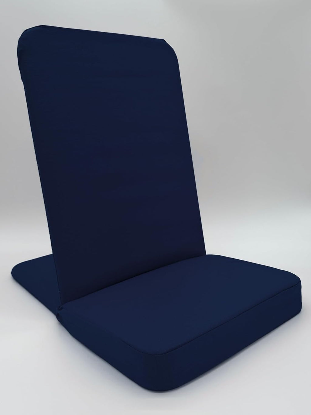 Original BackJack-Made in THE USA- Extra Large Tough Duck Navy Lightweight Floor Seating Chair for Gaming, Families, Parents, Daycare, Back Support, Reading, Yoga, Meditation, Dorm by BACKJACK BJI