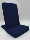 Original BackJack-Made in THE USA- Extra Large Tough Duck Navy Lightweight Floor Seating Chair for Gaming, Families, Parents, Daycare, Back Support, Reading, Yoga, Meditation, Dorm by BACKJACK BJI