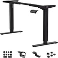 Electric Standing Desk Frame, Dual Motor Base, 39"-71" Fit | Electric standing desk frame with dual motors supports DIY desktops from 39"-71" for flexible sit-stand workstations. by Klobel