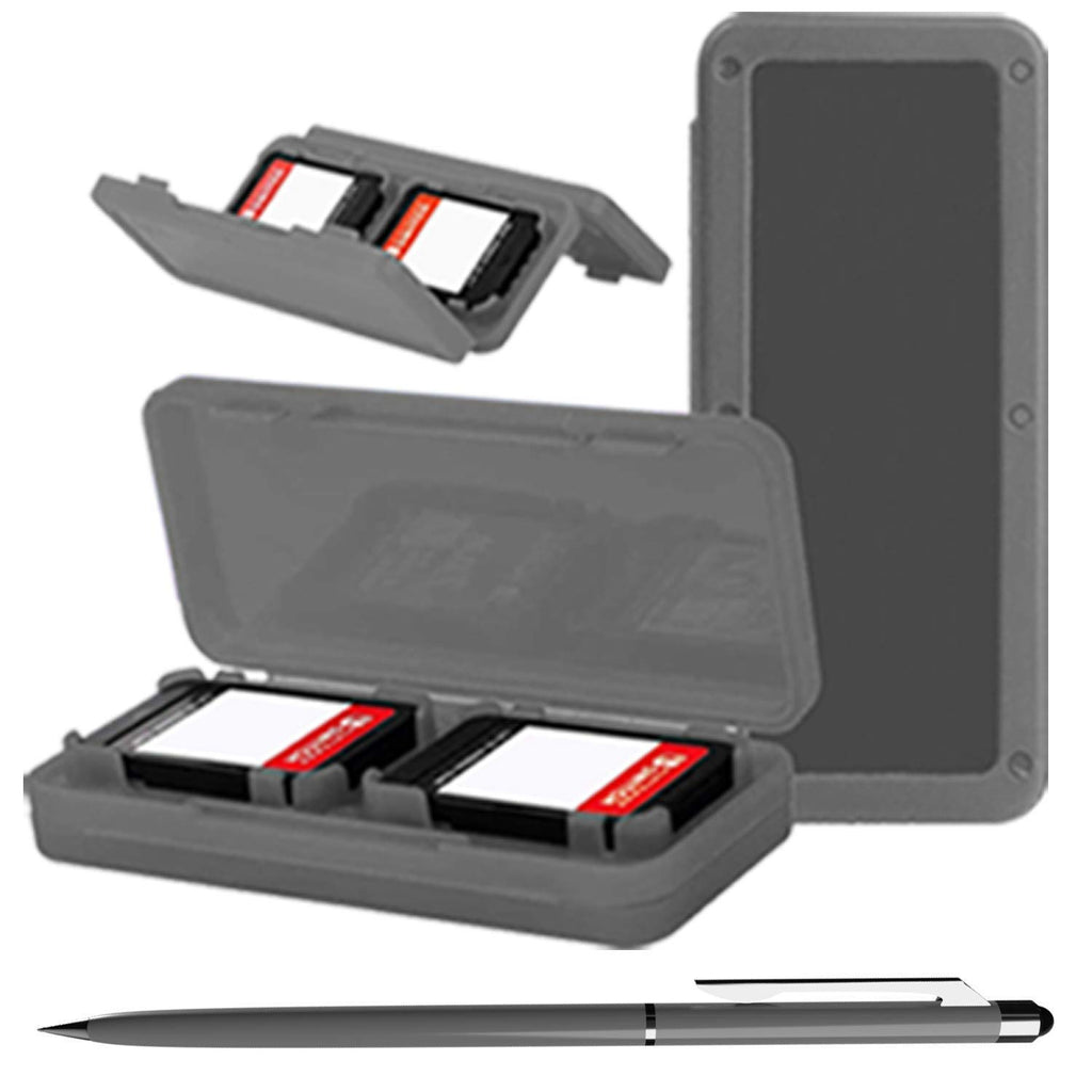 Orzly Switch Lite Accessories Bundle - Case & Screen Protector for Nintendo Switch Lite Console, USB Cable, Games Holder, Comfort Grip Case, Headphones, Thumb-Grip Pack & more (Orzly Gift Pack - Grey) - Image 9