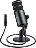MAONO PD100 XLR Podcast Microphone, Cardioid Studio Dynamic Metal Desk Mic | Compatible with Audio Interface, Audio Mixer, Sound Card for Vocal Recording, Streaming, Voiceover, Music, Content Creation by MAONO