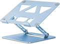 Aoviho Adjustable Laptop Stand for Desk,Portable Laptop Stand Holder and Riser,Foldable Aluminum Notebook Computer Stands for MacBook Air Pro HP Lenovo Dell Samsung Chromebook, 10-15.6 inch, Sky Blue by Aoviho