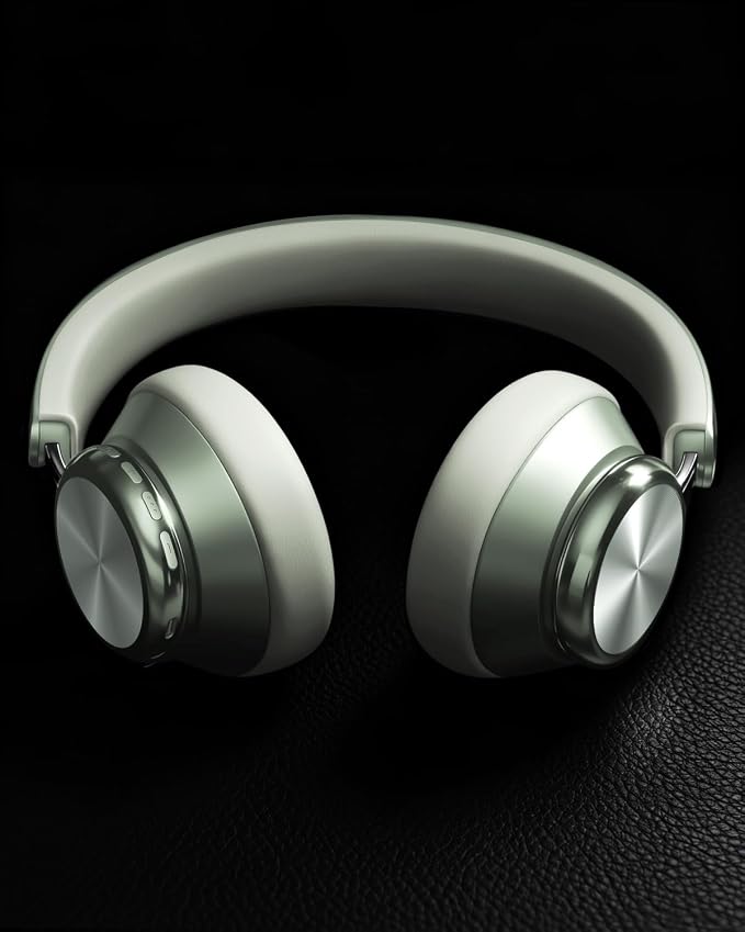 Wentronic Y03 Bluetooth Headphones Wireless Active Noise Cancelling Over Ear Headphones 48 Hours Playtime High Sound Quality 6 EQ Music Mode Headphones with Soft Ear Cushion - Green - Image 6