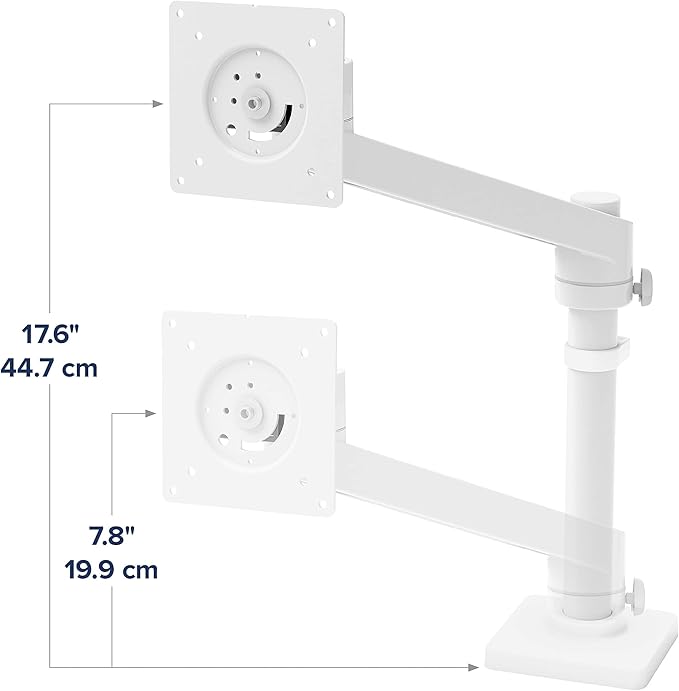 Ergotron – NX Single Monitor Arm, VESA Desk Mount – for Monitors Up to 34 Inches, 0 to 18 lbs – White - Image 4