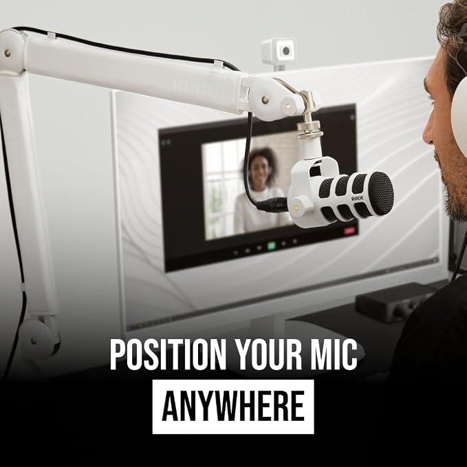 RØDE PSA1+ Professional Studio Arm with Spring Damping and Cable Management (Red) | Key details: Studio Arm with Spring Damping and Cable Management (Red) - Image 6