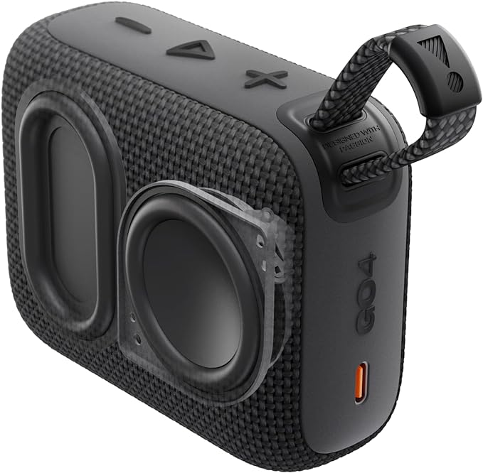 JBL Go 4 - Ultra-Portable Bluetooth Speaker - Blue | Ultra-portable JBL Pro Sound with punchier bass, Up to 7 hours of playtime plus 2 hours with Playtime Boost - Image 2