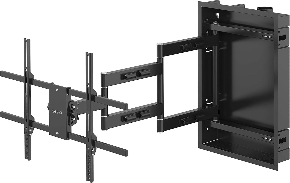 VIVO 50-75 in Recessed TV Wall Mount, Holds 110 lbs by VIVO