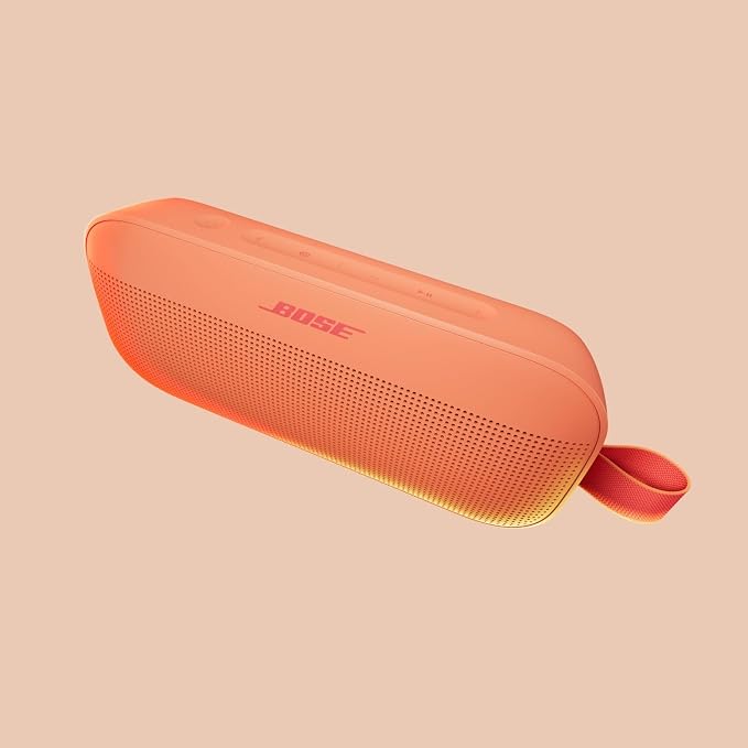 Bose SoundLink Flex Bluetooth Speaker (2nd Gen) - Portable Outdoor Speaker with Hi-Fi Audio, Waterproof and Dustproof, USB-C, Up to 12 Hours Battery Life, Sunset Peach - Limited Edition Color - Image 2
