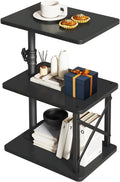 IBUYKE 360° Swivel Height Adjustable C Shaped Side Table,TV Tray Table by IBUYKE