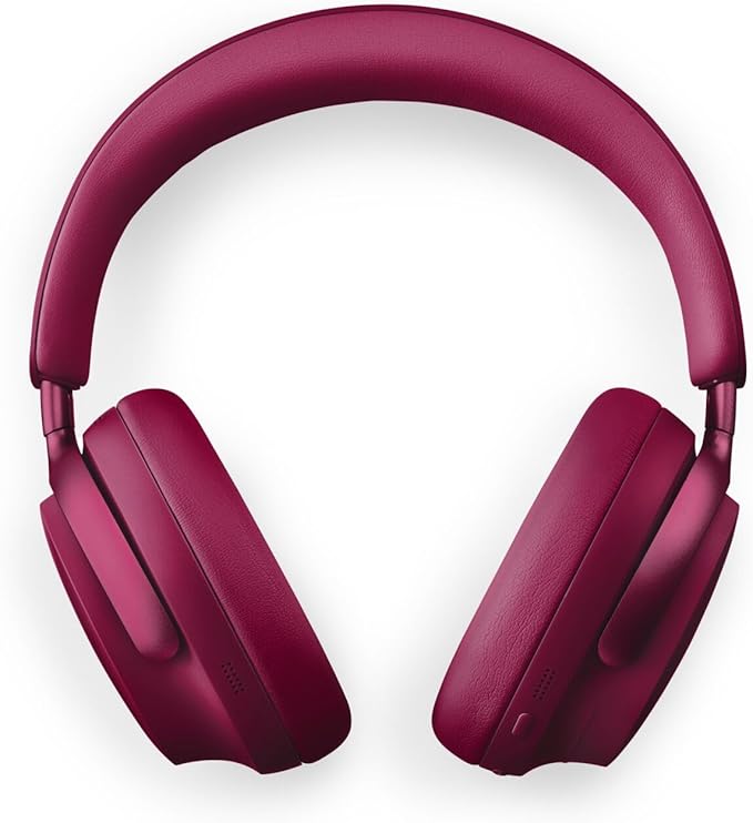 Bose QuietComfort Ultra Bluetooth Headphones, Wireless Headphones with Spatial Audio, Over Ear Noise Cancelling with Mic, Up to 24 Hours of Playtime, Deep Plum - Limited Edition Color - Image 3