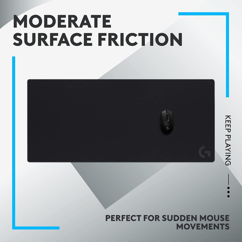 Logitech G840 XL Cloth Gaming Mouse Pad (900x400x3) - Black - Image 3