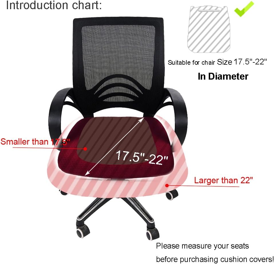 Smiry Office Computer Chair Seat Covers for Desk, Anti-dust Protector - Image 6