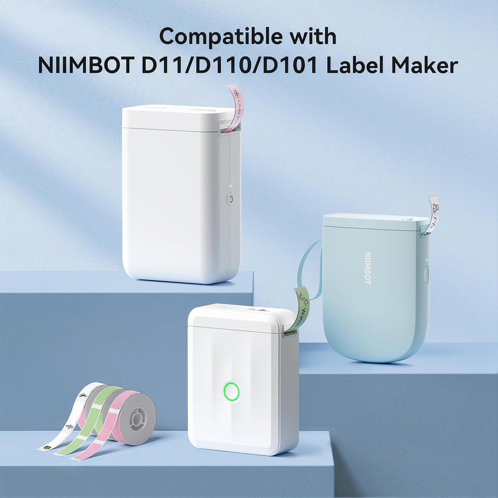 NIIMBOT Label Maker Tape for D110/D11/D101 Label Printer, Multi-Size - Image 2