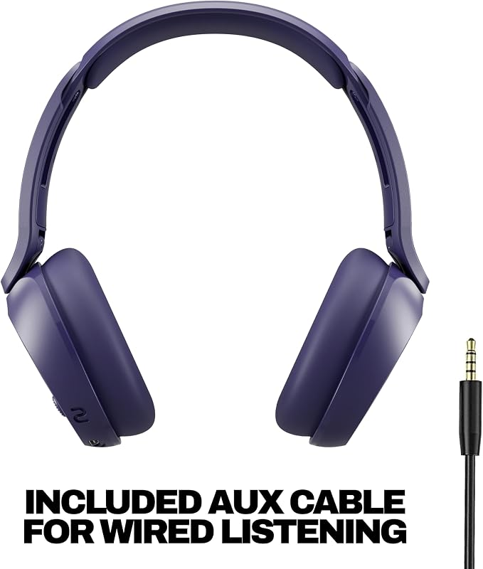 Skullcandy Icon 180 Wireless On-Ear Bluetooth Headphones - Future | 50 Hours Battery, Lightweight and Travel Ready, Secure Fit, Sweat and Water Resistant, Microphone iPhone Android, Foldable - Image 5