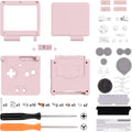 IPS Ready Upgraded eXtremeRate Cherry Blossoms Pink Custom Replacement Housing Shell for Gameboy Advance SP GBA SP – Compatible with Both IPS & Standard LCD – Console & Screen NOT Included by eXtremeRate