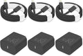20W Fast Charger for iPhone 14/13/12 [3-Pack, MFi Certified] | USB-C PD power adapter with 6Ft cable, compatible with iPhone 14/13/12/11/Pro Max/Pro/Plus/Mini, iPad & more - Black by CXX