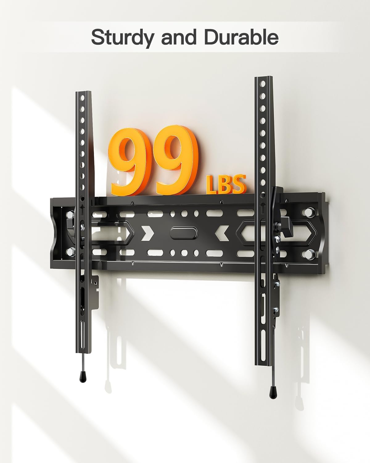 ELIVED Tilting TV Wall Mount for 26-60" TVs, Max VESA 400x400, 99 Lbs Load - Image 3