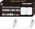 2x3 M110 Thermal Labels for Phomemo Printer M110 Labels M220 M200 M120 M221 M102 Print Master Refill Ponek M100 for NADA Print N20 Label Refill for Clabel 221B 1.97''x3.15'' 50x80 mm by KOl.KIM