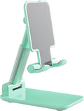 Phone Stand for Desk, Cell Phone Holder Cute Smart Cellphone Stand Foldable Stands Compatible with Under 8" Devices, Office Accessories, Pink by OGMAPLE