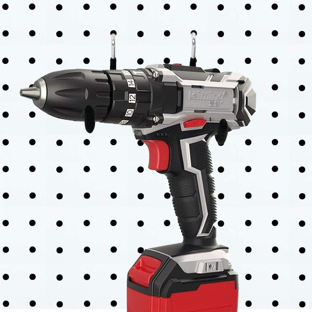 5PCS Pegboard Drill Holder with Double Hooks and Accessories Bag for Power Tools - Image 7