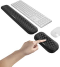 Vaydeer Wrist Rest for Keyboard and Mouse, Computer Ergonomic Wrist Support Pad Set, Soft Memory Foam Arm Cushion for Desk, Palm Hand Office Gaming Laptop Typing-Medium by Vaydeer
