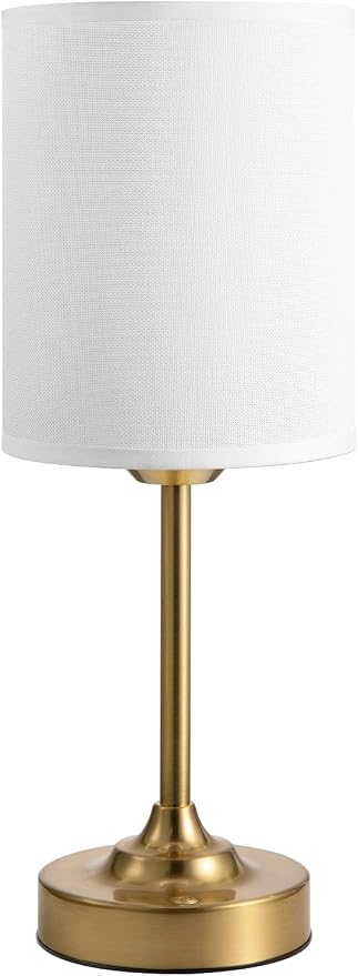 Rechargeable Table Lamp, Battery Operated, Touch Control, Brass, 1 Pack | 4000mAh Battery, USB-C Charging, 3000K Warm Light, Stepless Dimming, Brightness Memory, Up to 40 Hours, Small Table Lamp - Image 7