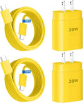 Phone 17 16 15 Charger Fast Charging,30W USB C Phone 17 16 15 Pro Max Charger Block &10FT Long Type C Cable Cord for i.Phone 17/Air/17 Pro/17 Pro Max/16/16 Plus/16 Pro/16 Pro Max/15/15 Pro Max,Yellow by DiHines