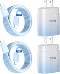 Phone 17 16 15 Charger Fast Charging,30W USB C Phone 17 16 15 Pro Max Charger Block&10FT Long Type C Cable Cord for i.Phone 17/Air/17 Pro/17 Pro Max/16/16 Pro/16 Pro Max/15/15 Pro Max,Blue Gradient by DiHines