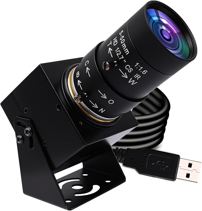 SVPRO 1080P USB Webcam with Telephoto 5-50mm Lens, Full HD Computer Camera 100fps/60fps/30fps for Windows/Mac/Linux/Android by Svpro