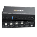 Seamless & Multiview 1 Monitor 4 Computers HDMI KVM Switch 4 Port for 4 PCs by DXchip