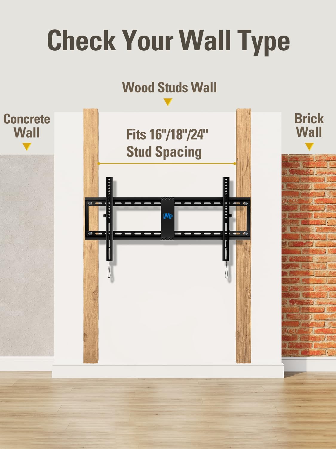 Mounting Dream TV Wall Mount for 42-86 Inch TVs, Tilting TV Mount Bracket - Image 7