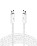Belkin USB C to USB C 60W Braided Cable 9.9ft iPhone Charger Cord | iPhone 15/16/17, Samsung Galaxy S26, Pixel 10, Airpods, iPad, Nintendo Switch 2, MacBook, Steam Deck, Travel, Chromebook by Unknown