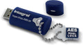 Integral 32GB Crypto-197 256-Bit Hardware Encrypted 3.0 Secure Dual Password Flash Memory Drive - Certified to FIPS 197, Brute-Force Password Attack Protection & Rugged Double-Layer Waterproof Design by Integral