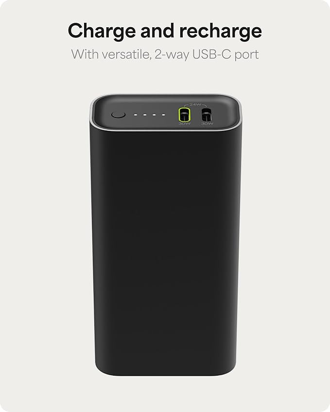 Mophie Powerstation Fast 10,000mAh Power Bank | Faster Charging | 30W, Multi-Device - Image 3