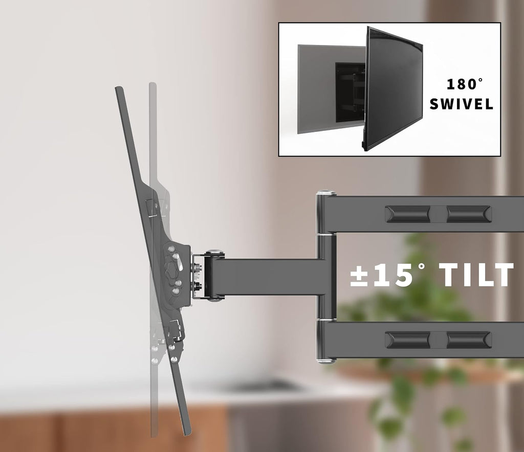 VIVO 50-75 in Recessed TV Wall Mount, Holds 110 lbs - Image 9