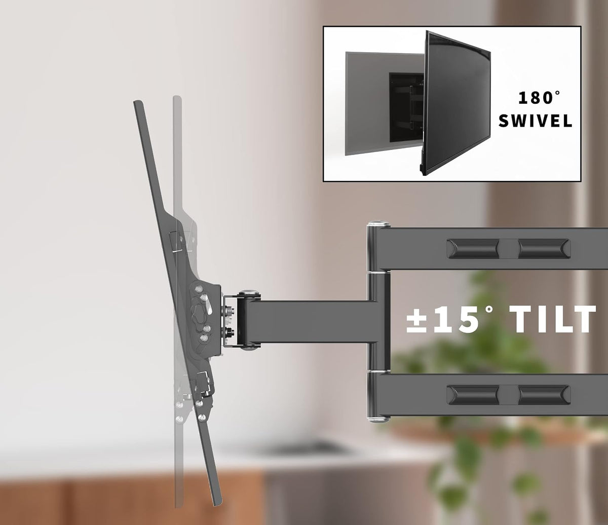 VIVO 50-75 in Recessed TV Wall Mount, Holds 110 lbs - Image 9
