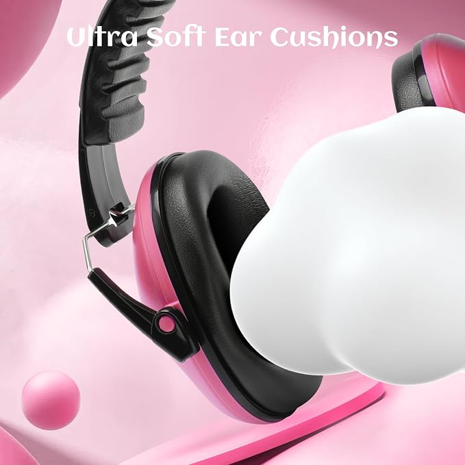 Floriogra 2 Pack Noise Cancelling Headphones for Kids/Toddler Ear Muffs | 28dB SNR Kids Ear Protection for Autism Children Noise Reduction Earmuffs for Concerts, Monster Jam, Air Shows, Fireworks - Image 5