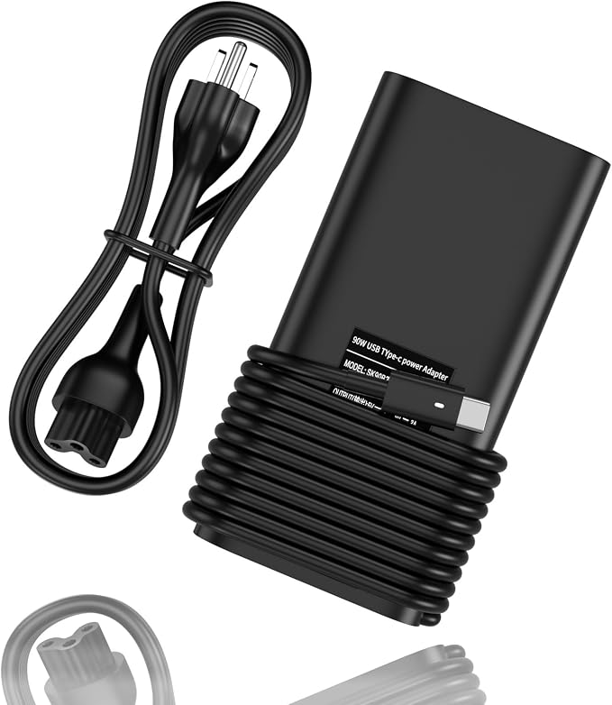 Replacement for Dell 90W USB C Charger Fast Charging for Latitude XPS 13 15 17 Precision Chromebook 3110, 5540 5530 3470 5770 5289 7390, 90 Watt USBC Type C Computer Power Adapter Cord - Image 8