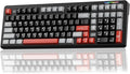 LINGBAO K98 Wireless Mechanical Gaming Keyboard, Tri-Mode Gasket Hot Swap | Linear Switches Creamy Keyboard with Number Pad,96% Layout RGB Backlit Mechanical Keyboard for PC Laptop, Custom Software by CORBOBO