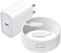 iPhone 17 16 Charger,USB C Wall Charger Block Chargers Fast Charging with 10FT USBC to C Woven Cable for iPhone 17e/17/17 Pro/17 Pro Max/17 Air/iPhone 16/16 Plus/16 Pro Max/16e/15/15Pro,iPad Pro by Unknown