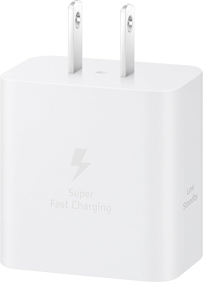 Samsung 45W Wall Charger Power Adapter, Cable Not Included, Super Fast Charging for Galaxy Phones, Tablets and USB Type C Devices, Low Standby Power Consumption, EP-T4511NWEGUS, White by Unknown